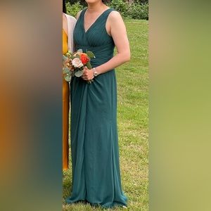 Azazie Adalee Dress in Pine